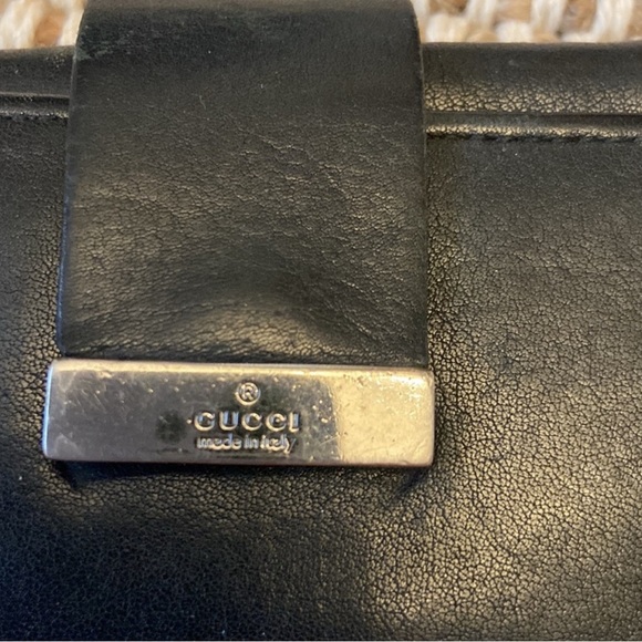 Gucci Vintage Black Leather Small Wallet / Key Case HOST PICK - Picture 3 of 11